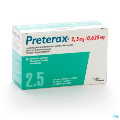 Preterax Comp 90 X 2,5mg/0,625mg