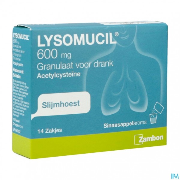 Lysomucil 600 Gran Sach 14 X 600mg