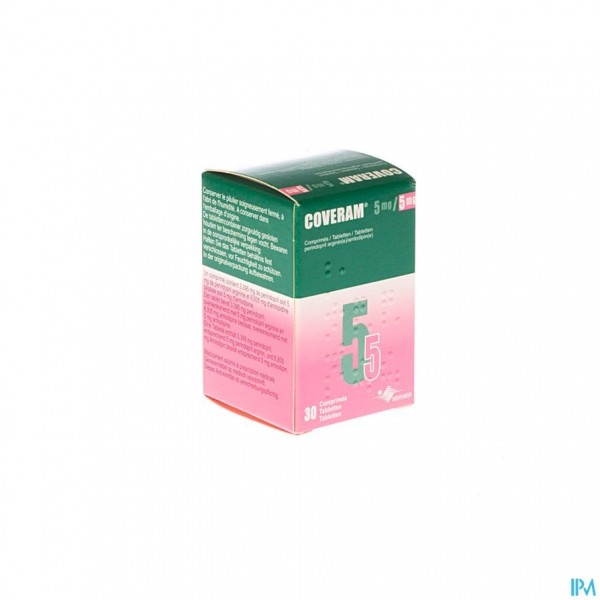 Coveram 5mg/ 5mg Comp 30