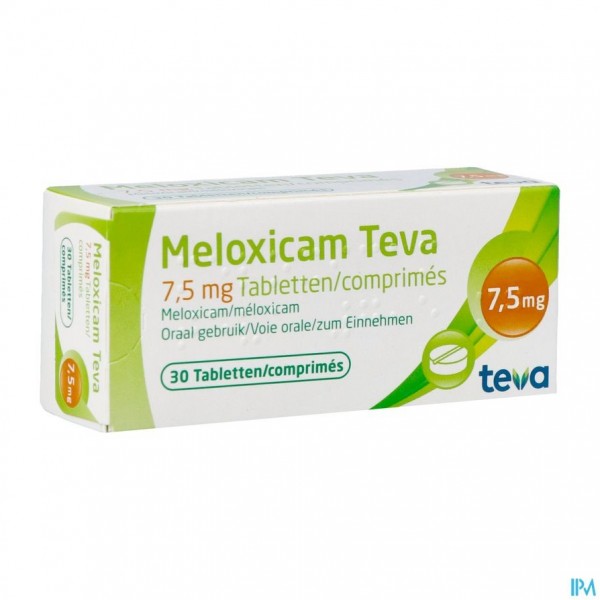Meloxicam Teva 7,5mg Tabl 30 X 7,5mg