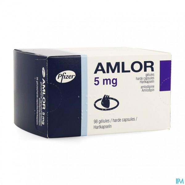 Amlor 5mg Caps 98 X 5mg