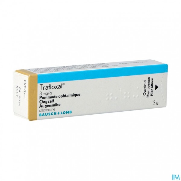 Trafloxal Pomm Opht 3g