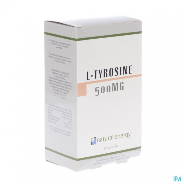 l-tyrosine 500mg Caps 60 Natural Energy Labophar