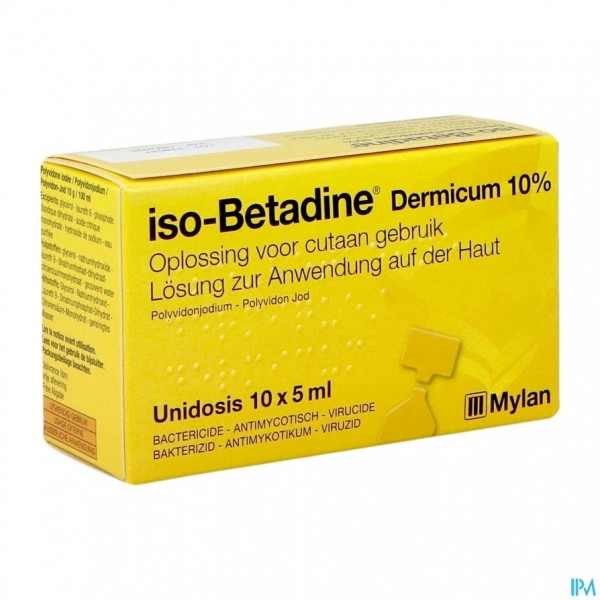 Iso Betadine Derm 10% Unidose Fl 10x5ml