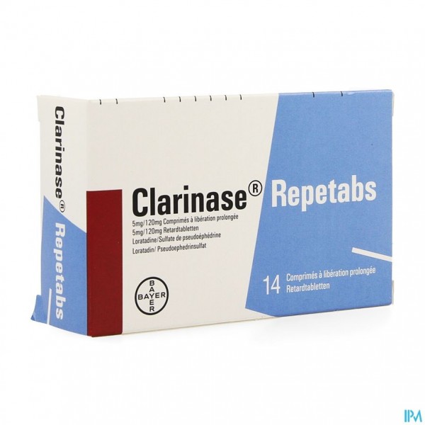 Clarinase Repetabs 14