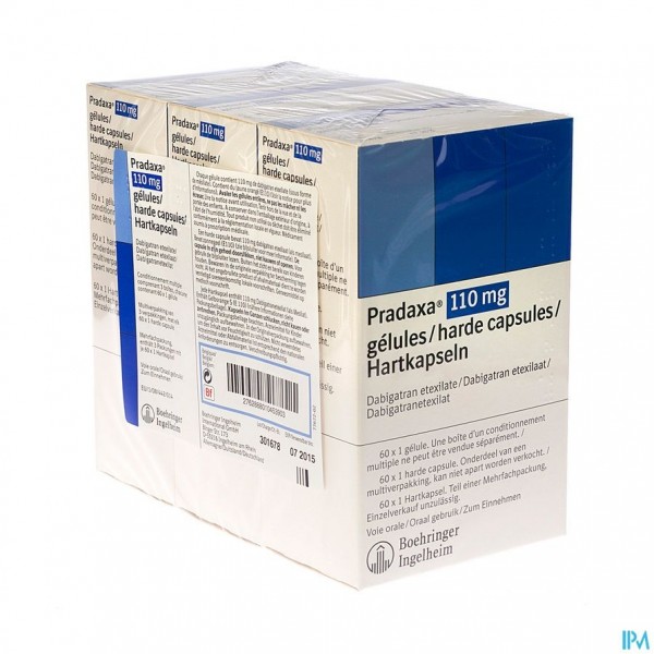 Pradaxa 110mg Harde Caps 180