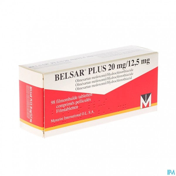 Belsar Plus 20mg/12,5mg Filmomh Tabl 98