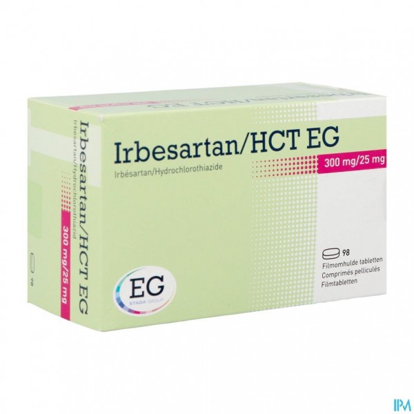 Irbesartan Hct EG 300 Mg/25 Mg Filmomh Tabl 98
