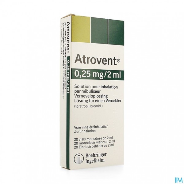Atrovent Monodose 0,25mg/2ml Vials 20