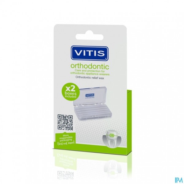 Vitis Orthodontic Wax Blister 2 Doosjes 3600