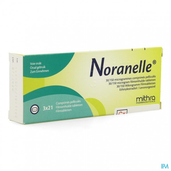 Noranelle 30/150mcg Filmomh Tabl 3 X 21