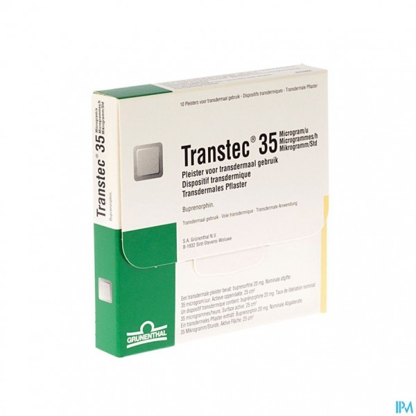 Transtec 35,0mcg/u Patch 10