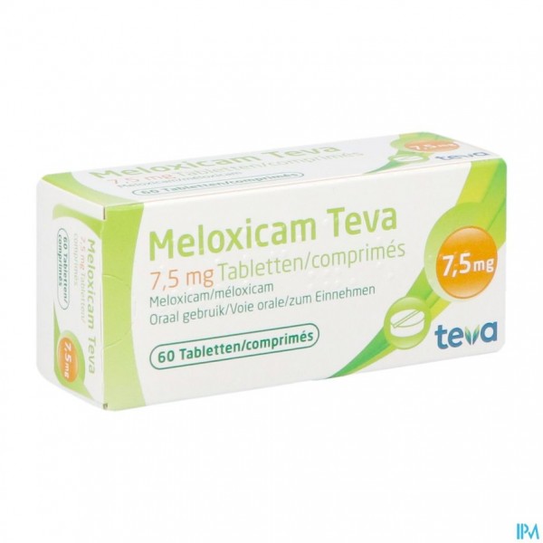 Meloxicam Teva 7,5mg Tabl 60 X 7,5mg