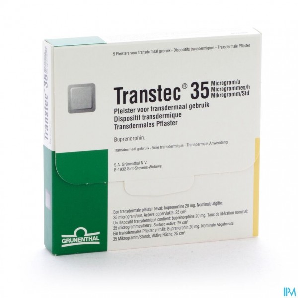 Transtec 35,0mcg/u Patch 5