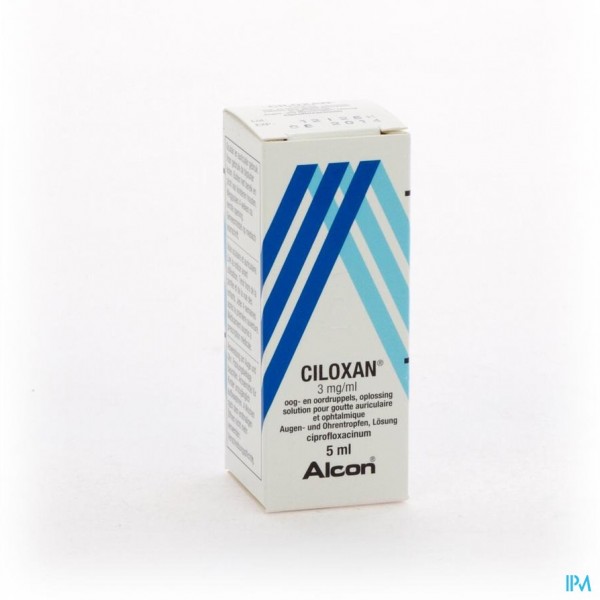 Ciloxan Gutt Opht + Auric 5ml 0,3%